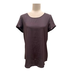 Express Clothing Women’s short sleeve silk top Medium